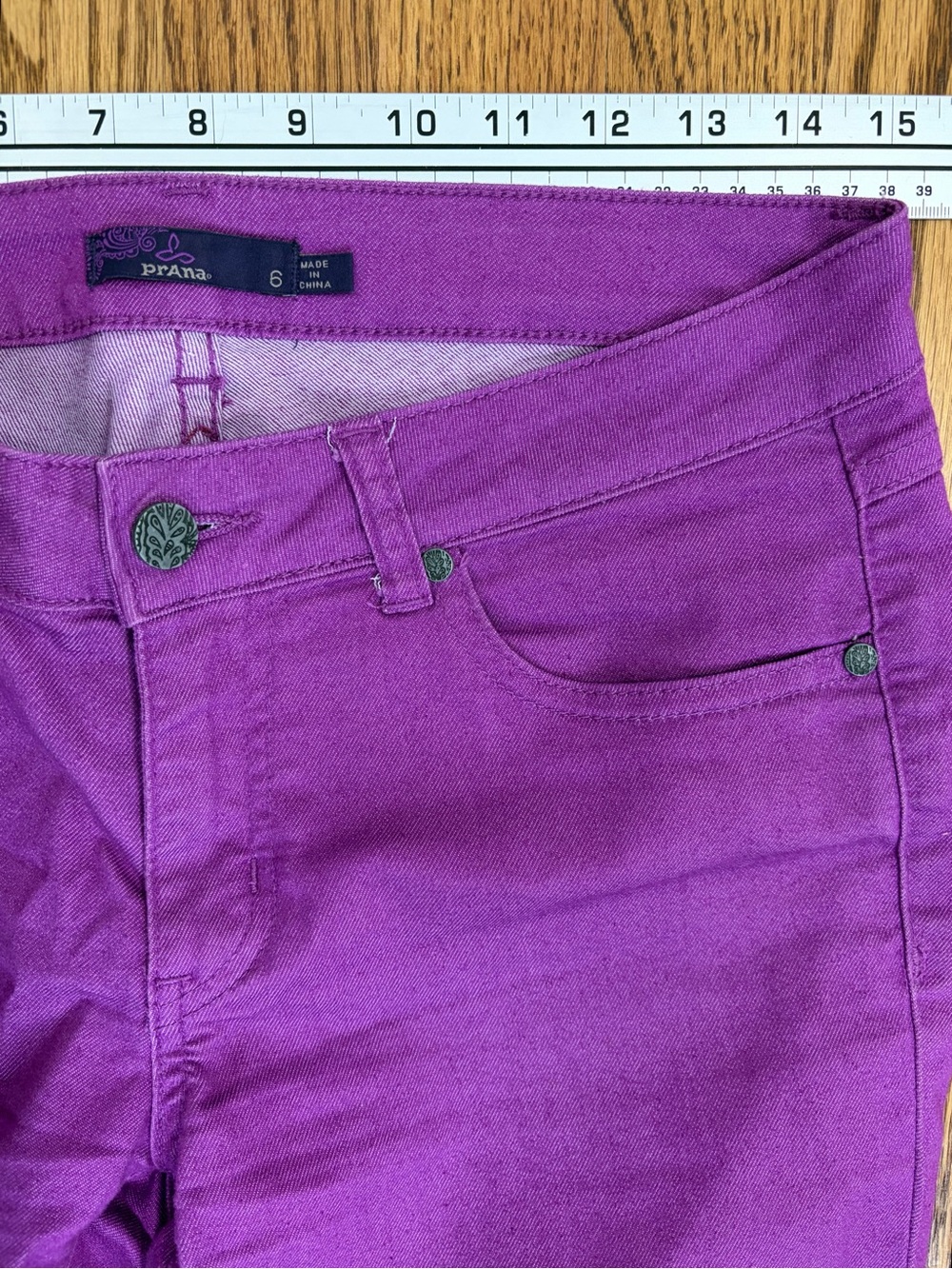 prAna Purple Slim/Skinny Fit Jeans (6) - Picture 5 of 8